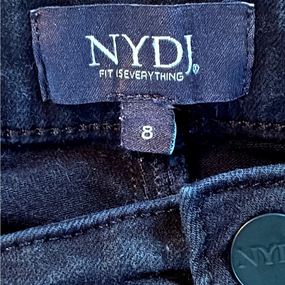 NYDJ Sheri Slim Lift Tuck Women’s Size 8 in Black - Picture 4 of 7